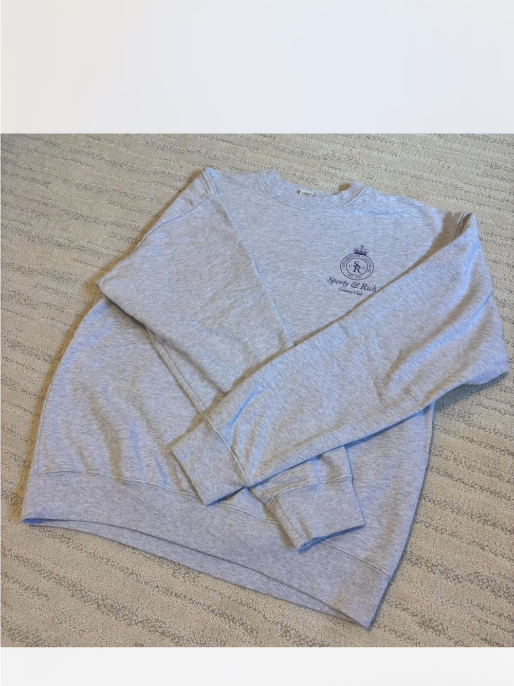 Sporty and rich crewneck